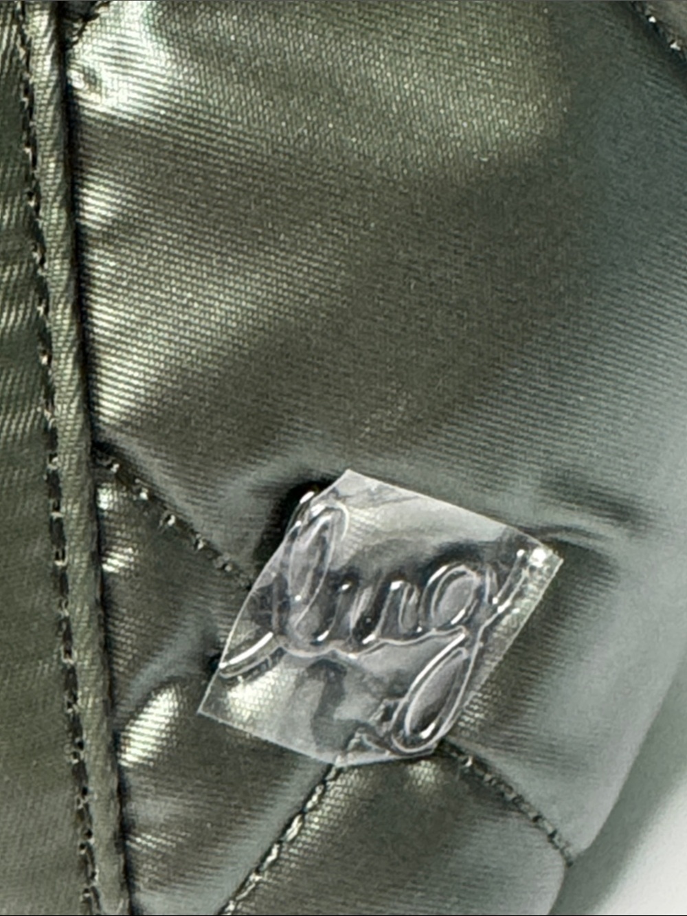 Lug Dory Mini Metallic Olive Crossbody Bag - Picture 6 of 13